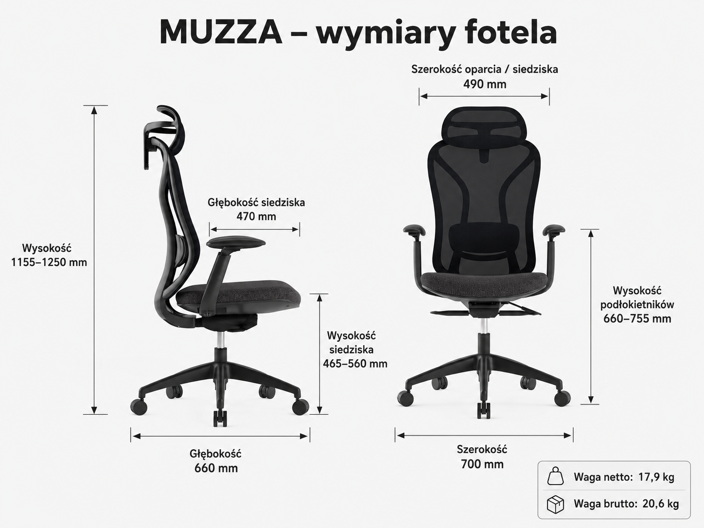 ergonomiczny fotel do biurka